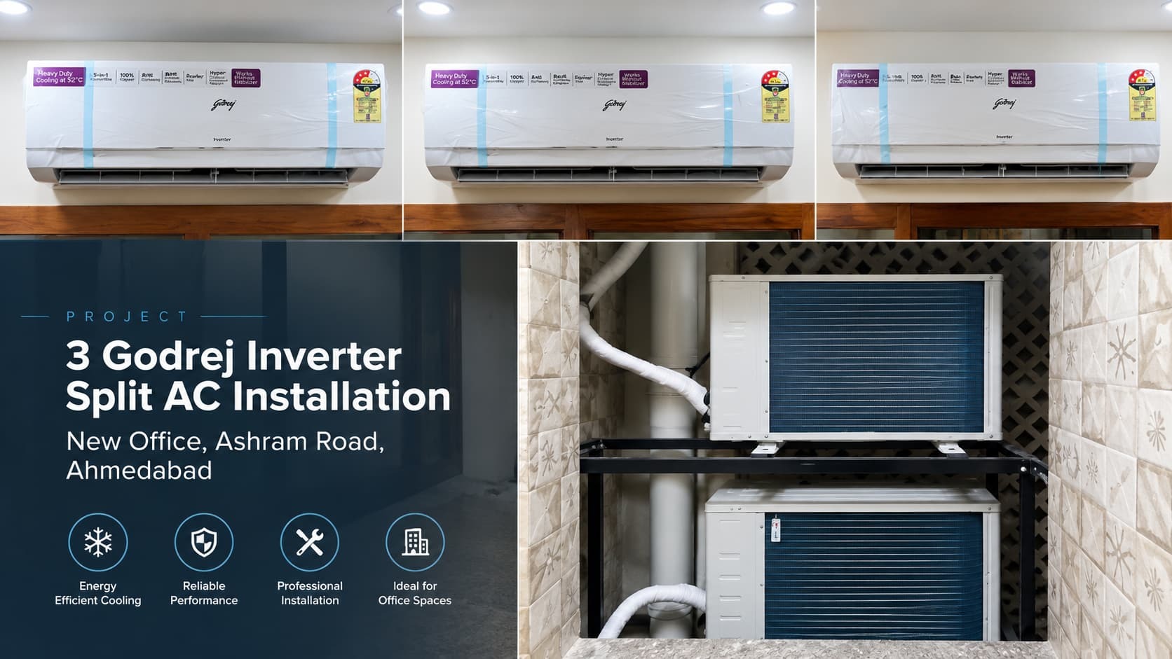 New Office Split AC Installation Walkthrough